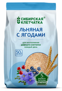 Клетчатка Льняная с ягодами | 300 гр