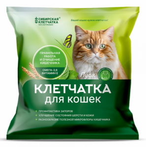 Клетчатка для кошек «Пуся»