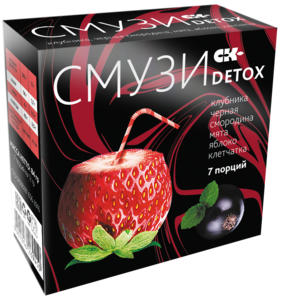 «СМУЗИ СК» «DETOX» | мята, клубника, черная смородина, яблоко